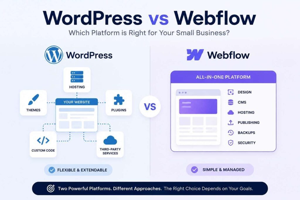 WordPress vs Webflow: 7 Smart Small Business Checks | Mahmud Jibon | WordPress Developer in Bangladesh